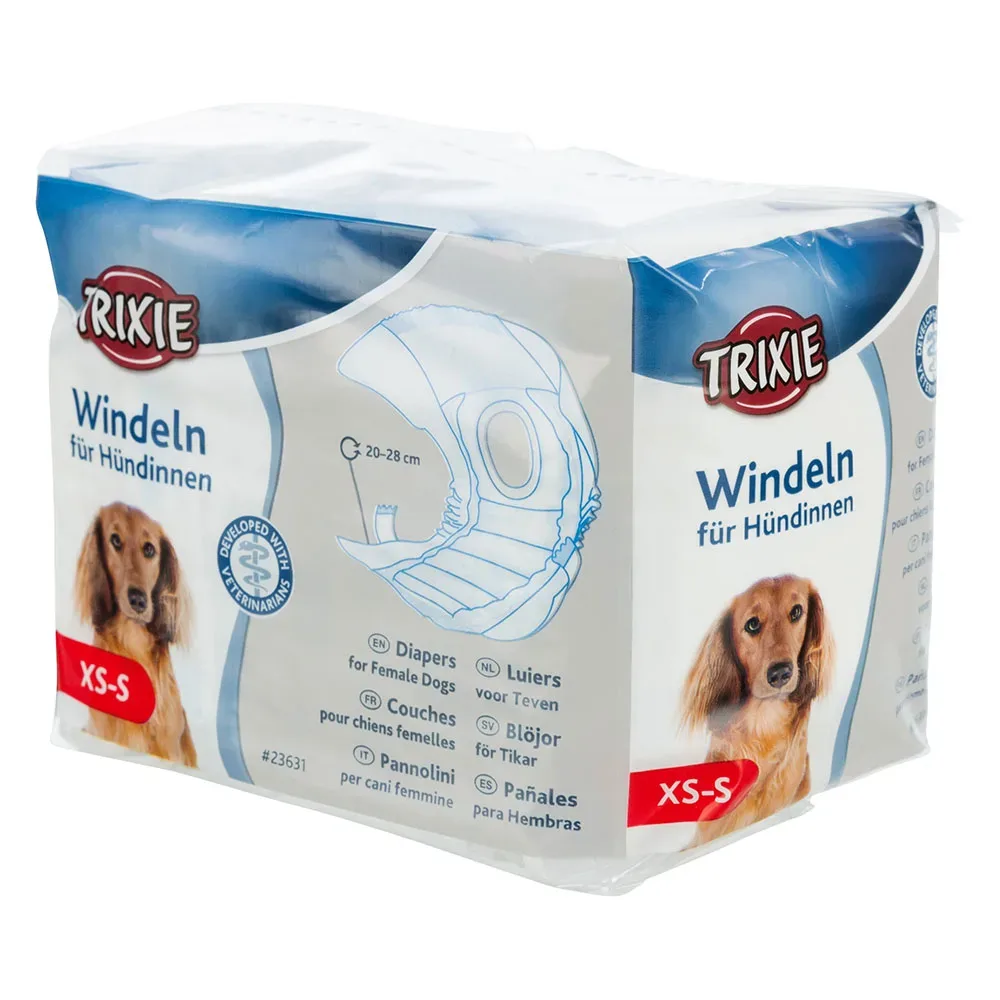 Trixie Windeln für Hündinnen - Grösse XL: 40-58 cm, 12 Stück