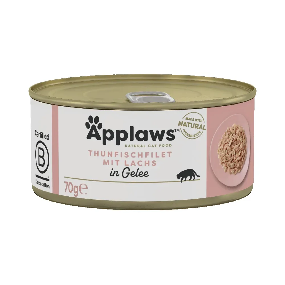Applaws in Jelly 12 x 70 g - Thunfisch & Lachs
