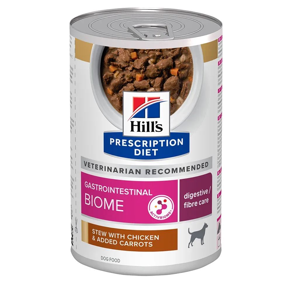 Hill's Prescription Diet Gastrointestinal Biome Ragout mit Huhn für Hunde  - Sparpaket: 24 x 354 g