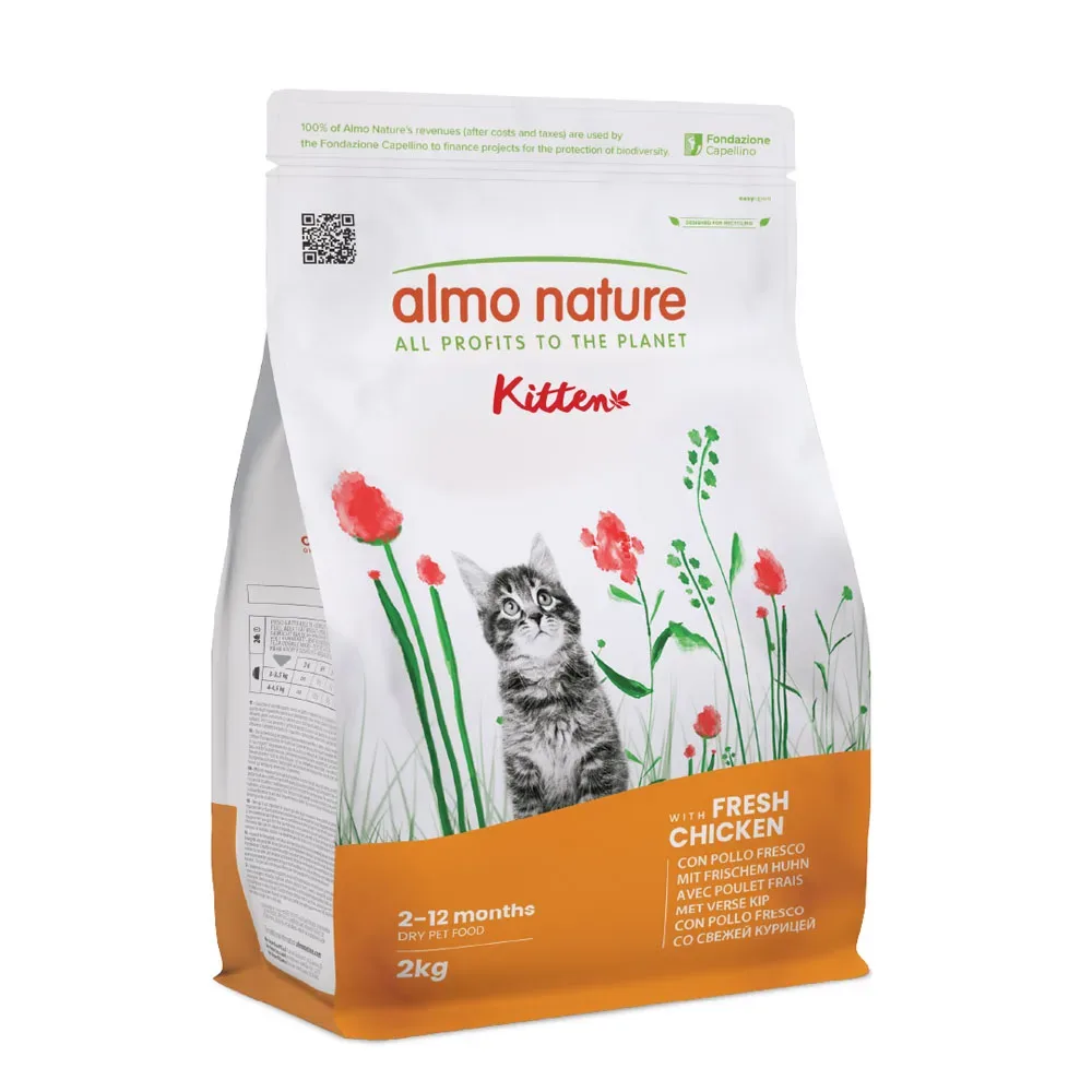 Almo Nature Functional Cat Kitten Huhn & Reis - Sparpaket: 2 x 12 kg