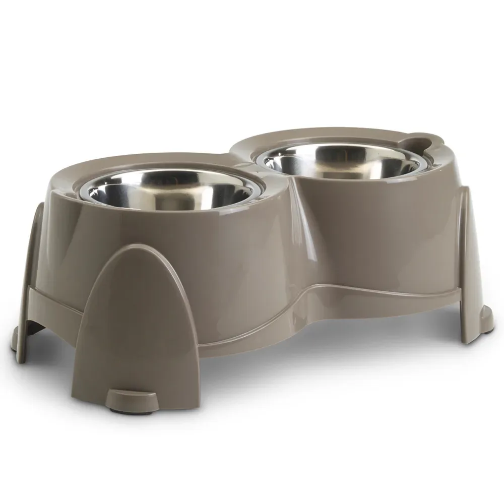 Savic Ergo Feeder Hundebar - 2 x 1,5 l, Ø 18,5 cm, Höhe 28,0 cm