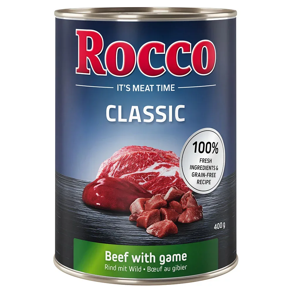 Rocco Einzeldose 1 x 400 g - Classic: Rind mit Wild