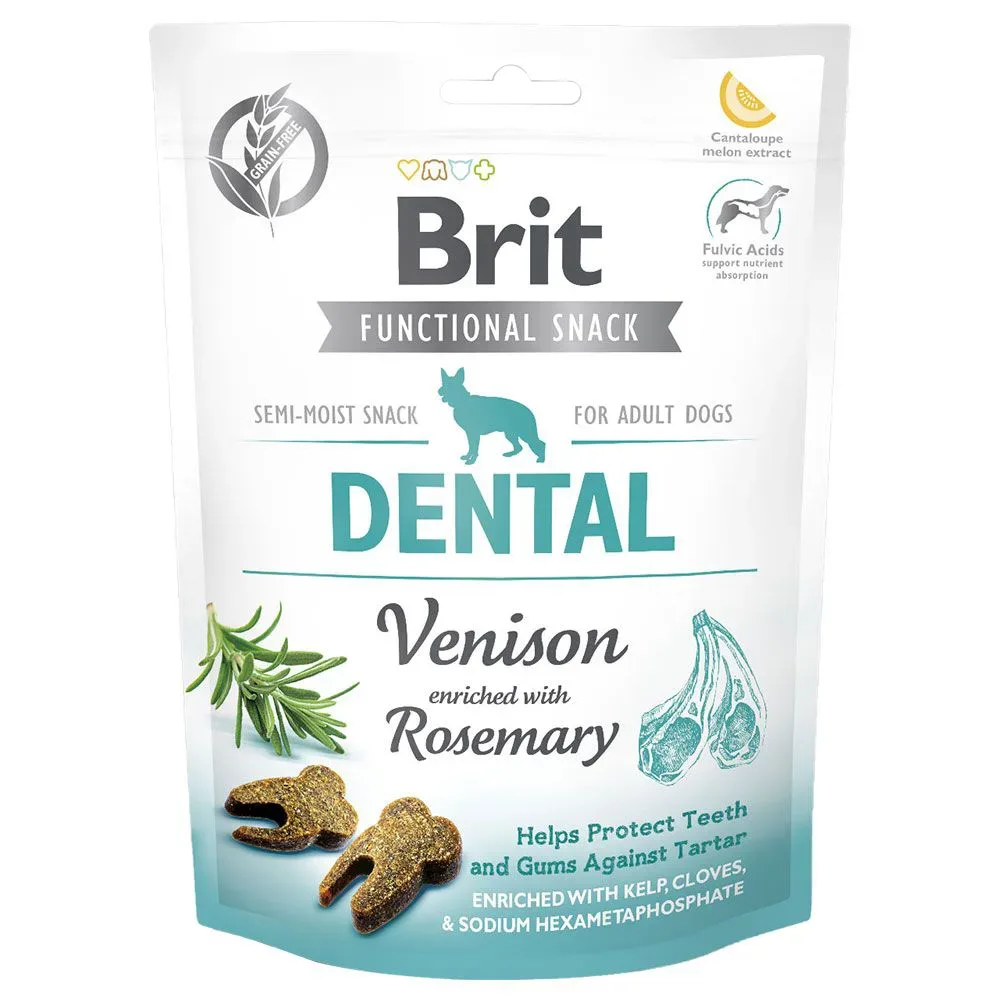 Brit Care Dog Functional Dental Snack Hirsch - 150 g