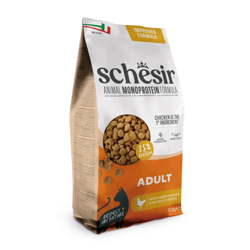 Schesir Adult Monoprotein mit Huhn - Sparpaket: 2 x 10 kg