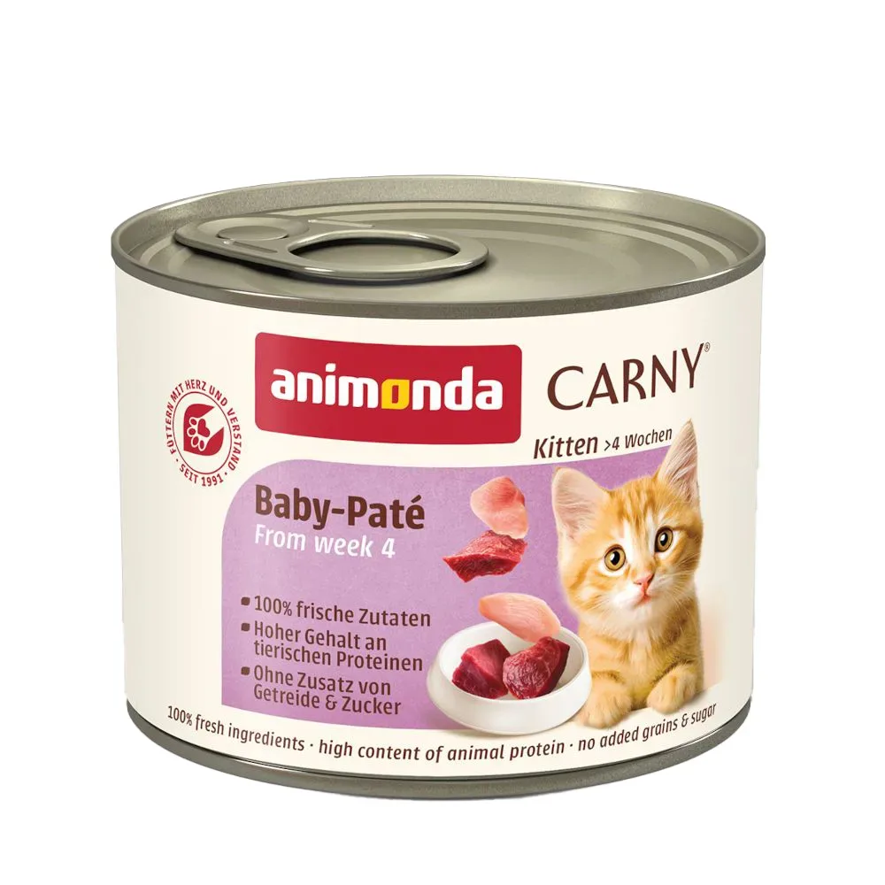 Sparpaket animonda Carny Kitten 24 x 200 g - Baby-Paté