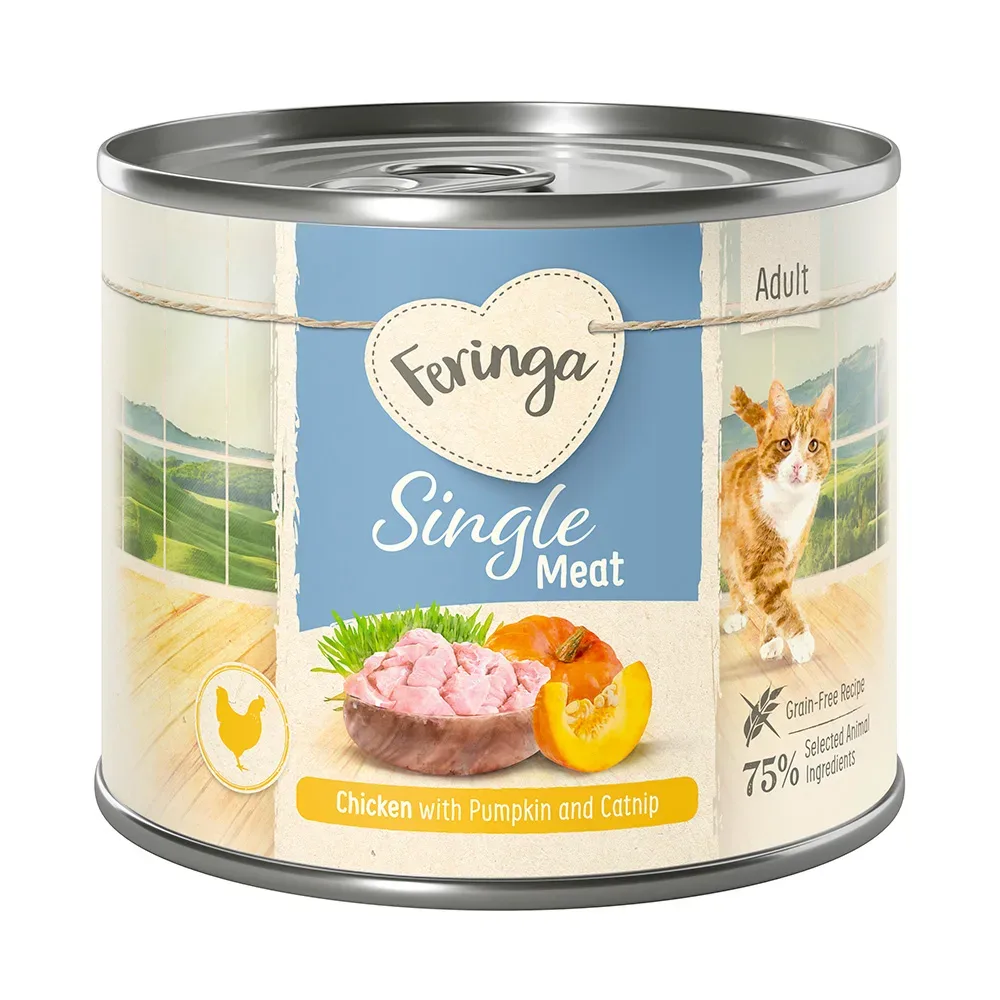 Feringa Single Meat Menü 12 x 200 g - Kalb mit Brokkoli & Löwenzahn