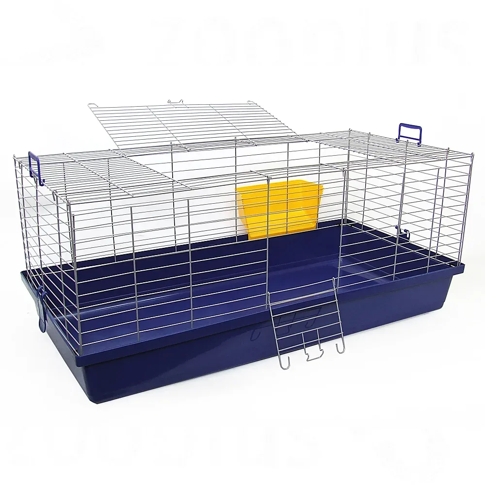 Skyline Kleintierkäfig Maxi XXL - dunkelblau: L 119 x B 59 x H 47 cm