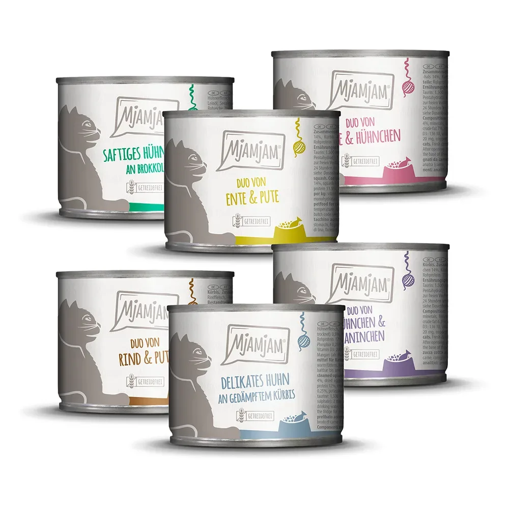 Probierpaket MjAMjAM 6 x 200 g - Mixpaket (6 Sorten)