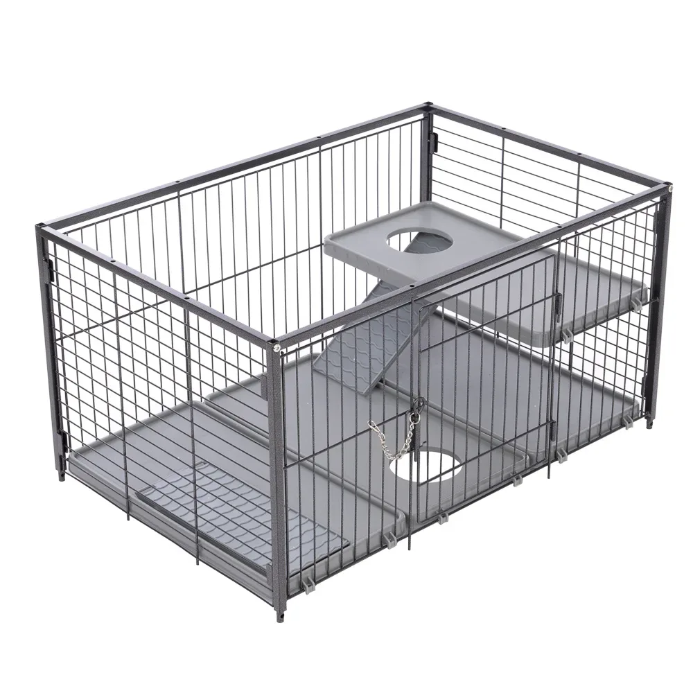 TIAKI Kleintierkäfig Villa - Add-on Unit: L 79 x B 52 x H 42,5 cm