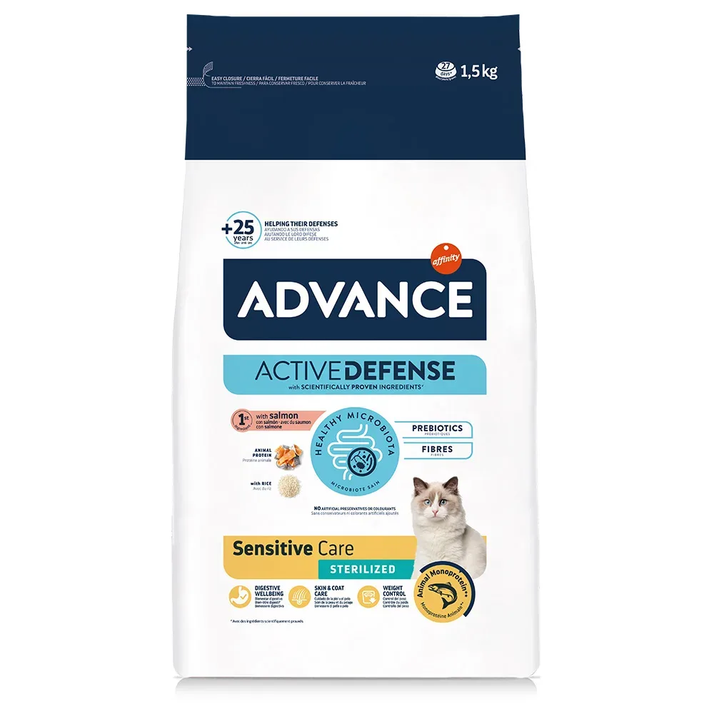 Advance Cat Sterilized Sensitive - Sparpaket: 2 x 1,5 kg