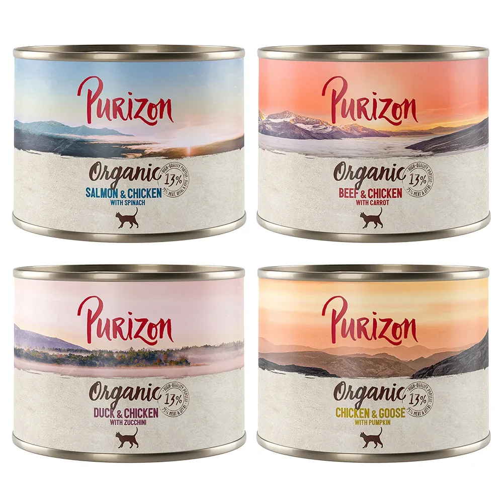 Sparpakete Purizon Organic 12 x 200 g - Mix (4 Sorten)