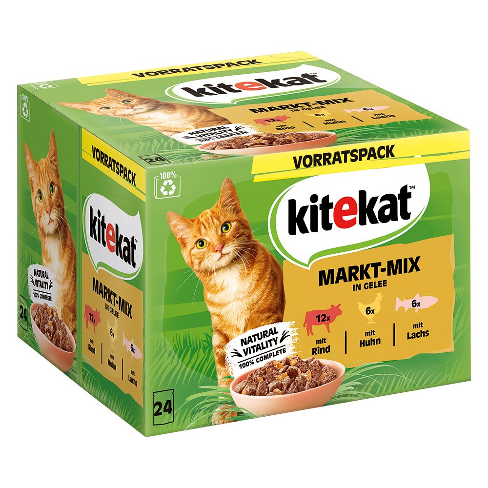 Kitekat Multipack Markt Mix in Gelee 24x85 g
