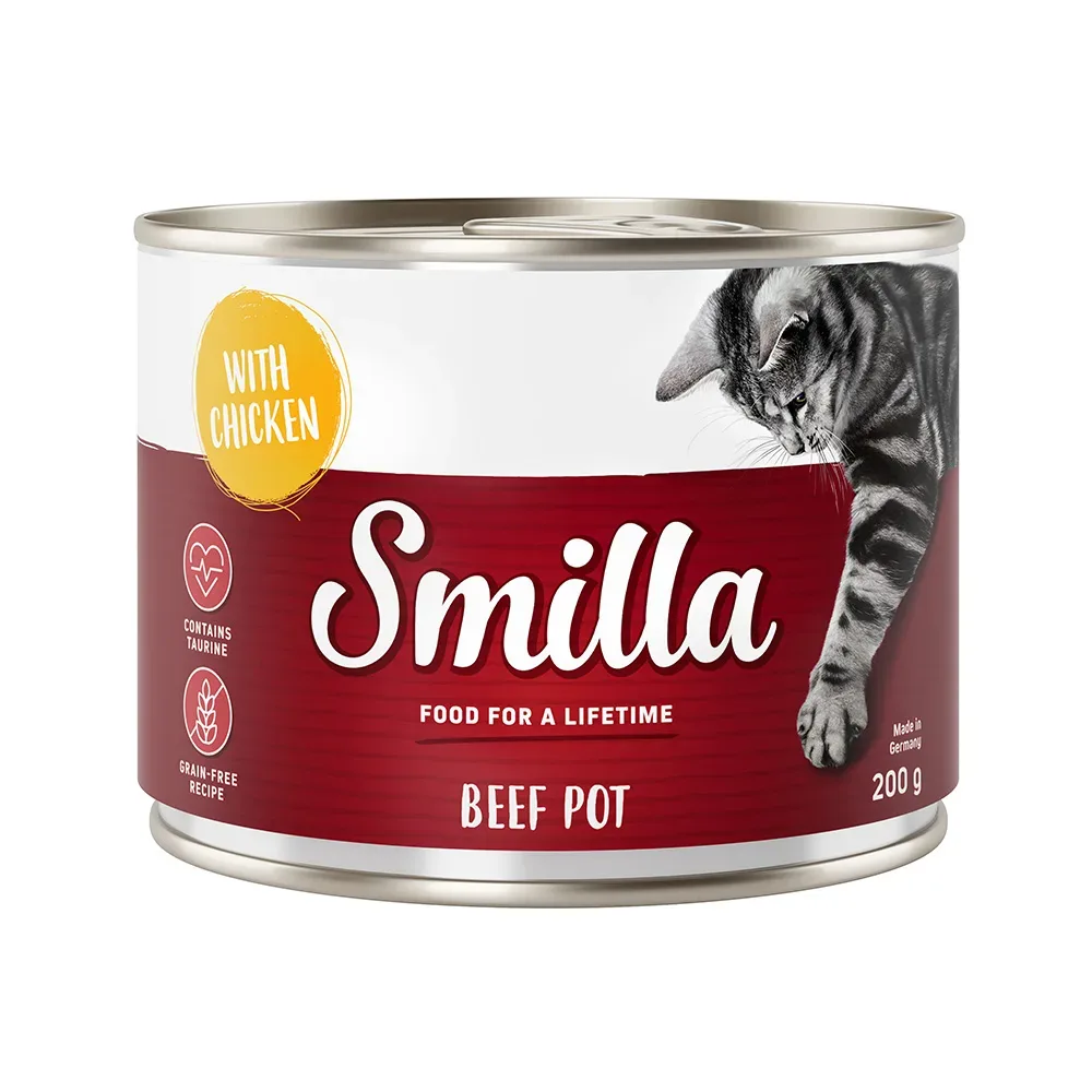 Smilla Rindtöpfchen 6 x 200 g - Rind mit Ente