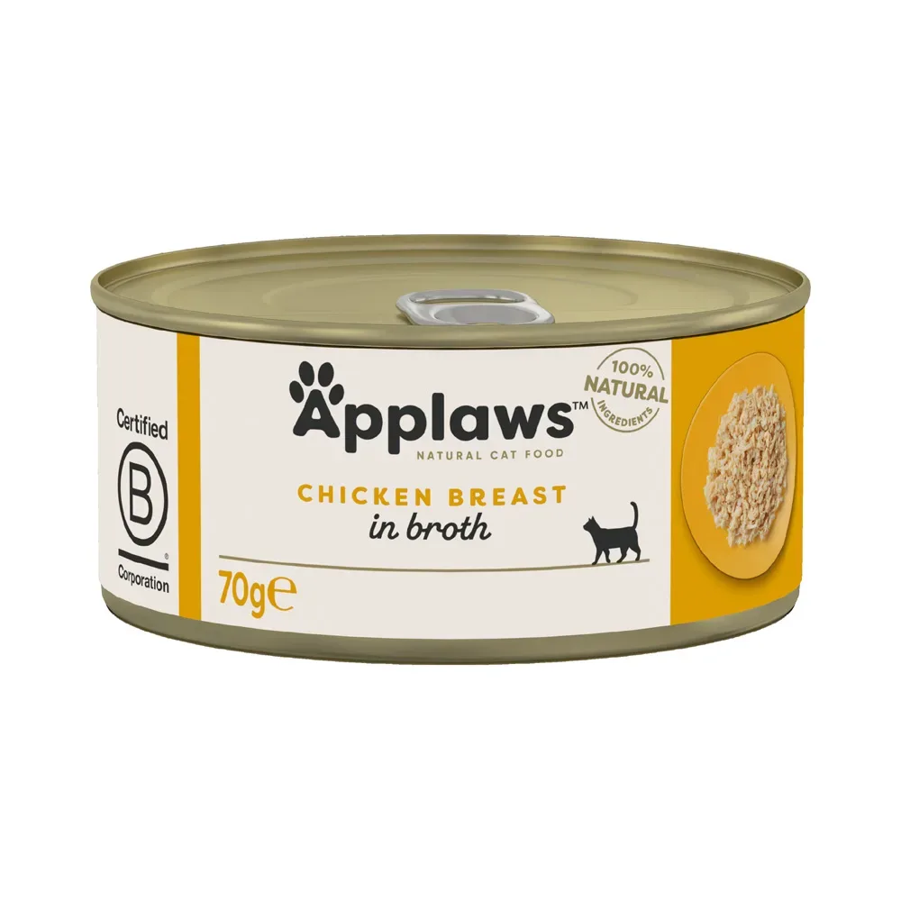 Applaws in Brühe 6 x 70 g - Hühnchenbrust