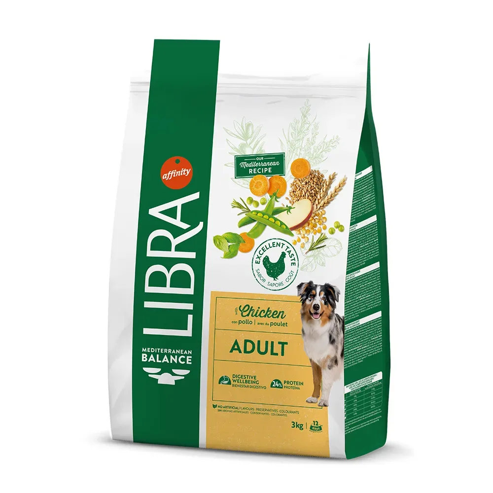Libra Dog Adult Huhn - Sparpaket: 2 x 14 kg