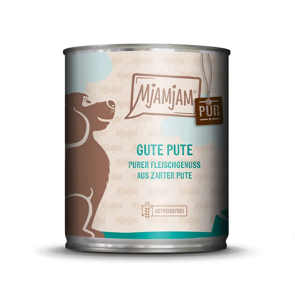 Sparpaket MjAMjAM purer Fleischgenuss 12 x 800 g - gute Pute pur