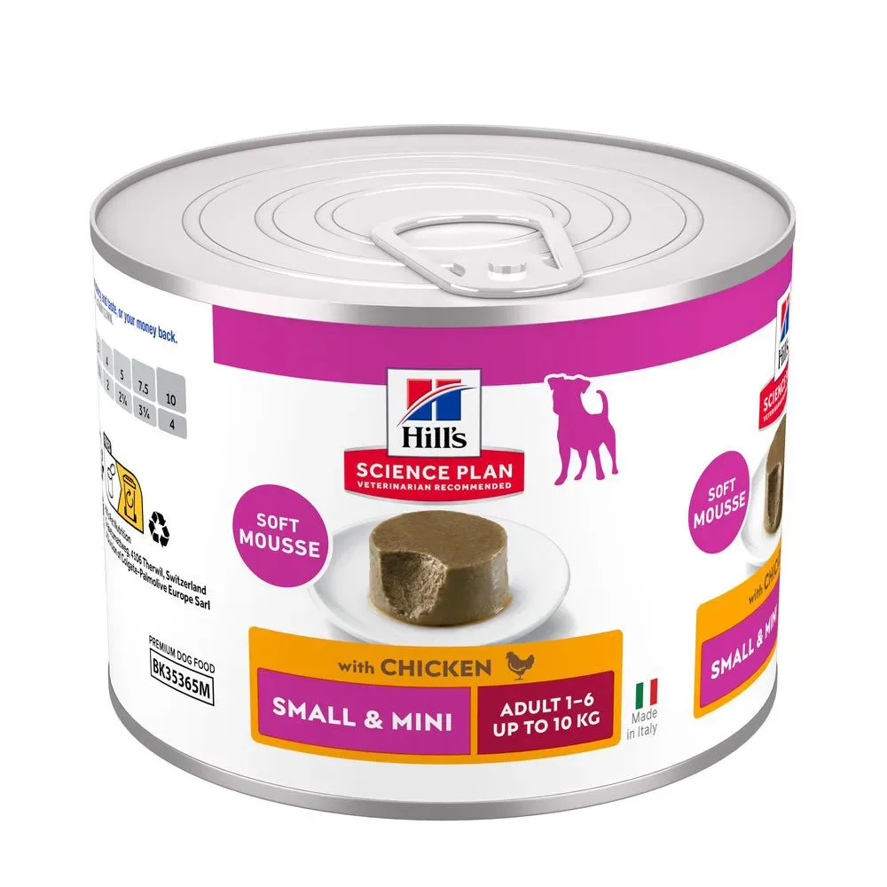 Hill's Science Plan Adult Small & Mini Mousse - Huhn (12 x 200 g)