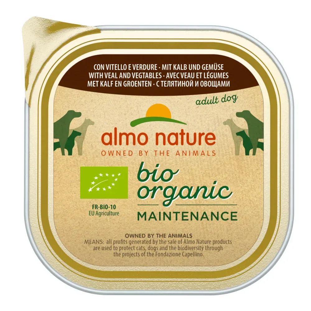 Almo Nature BioOrganic Maintenance 9 x 300 g - mit Bio Huhn & Bio Kartoffeln