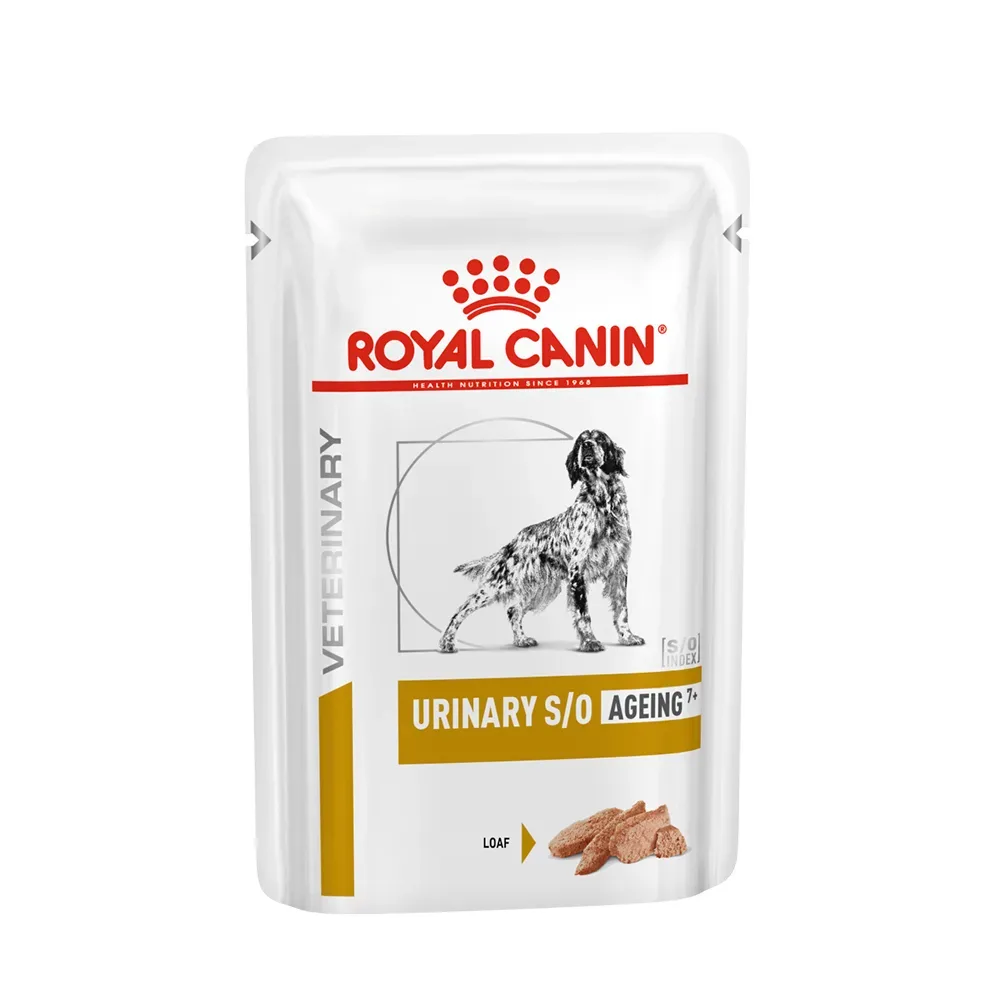Royal Canin Veterinary Canine Urinary S/O Ageing 7+ Mousse - Sparpaket: 48 x 85 g