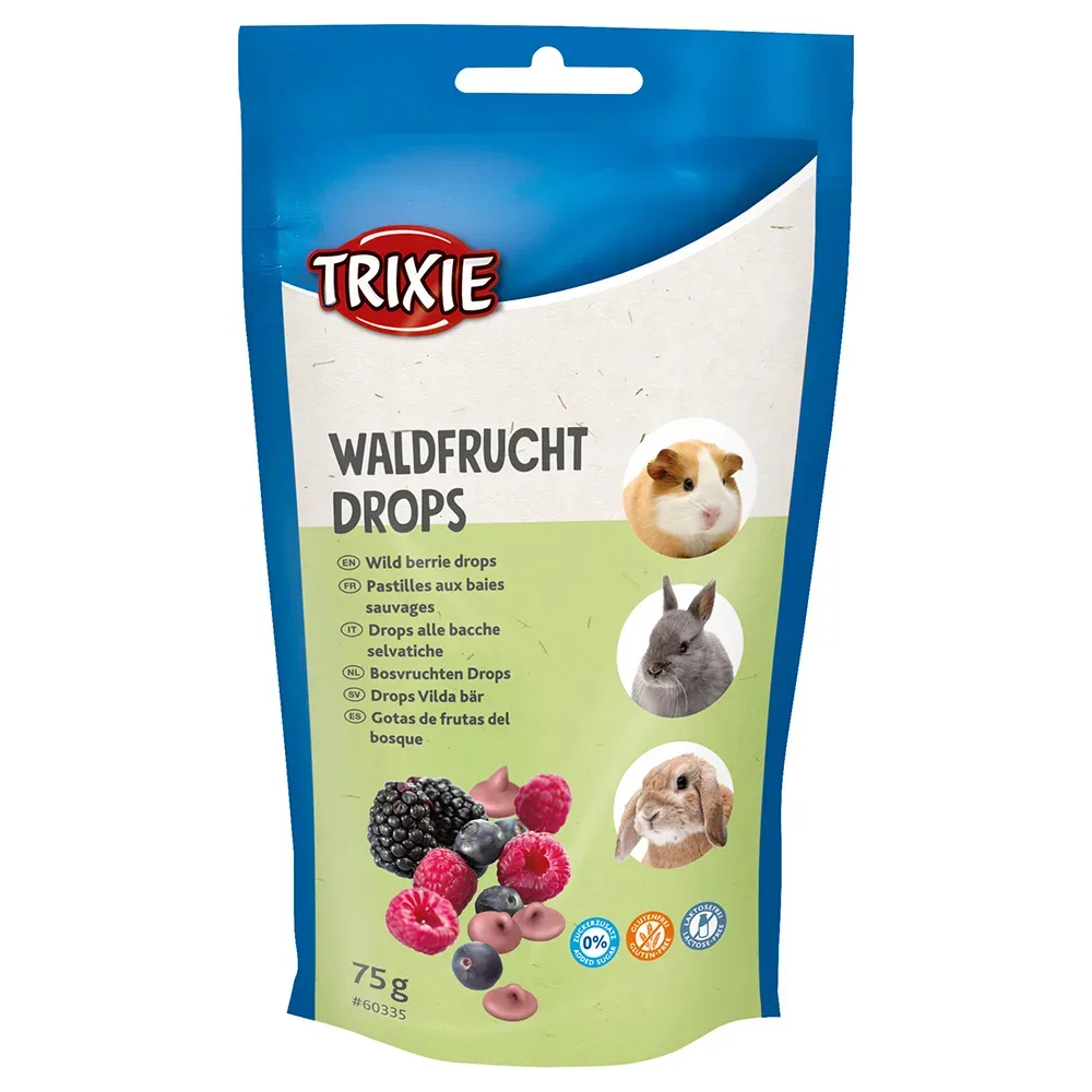 Trixie Waldfrucht Drops - Sparpaket: 3 x 75 g
