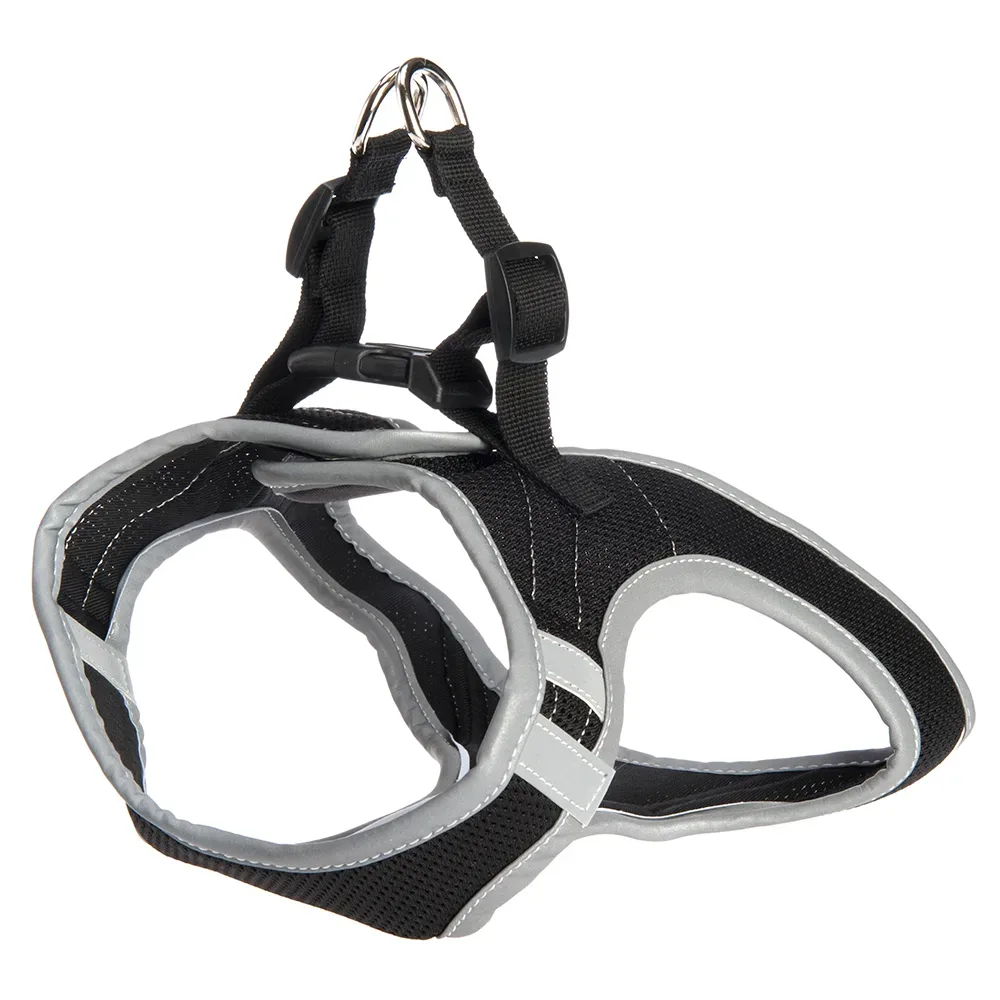 zooplus Exclusive Hunde-Softgeschirr Feel Free, schwarz - Grösse XS: 32 - 34 cm Brustumfang