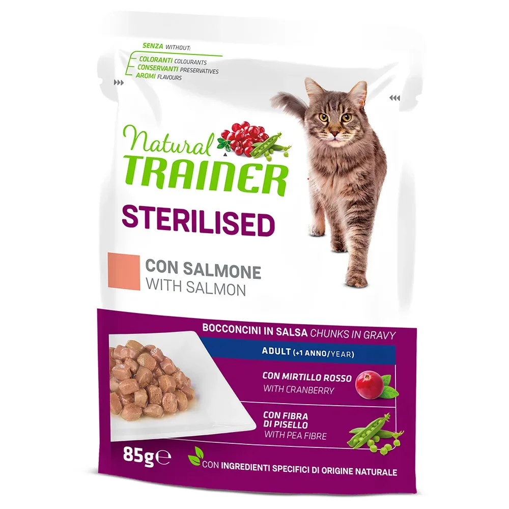 Natural Trainer Adult Sterilised  - 24 x 85 g Ente