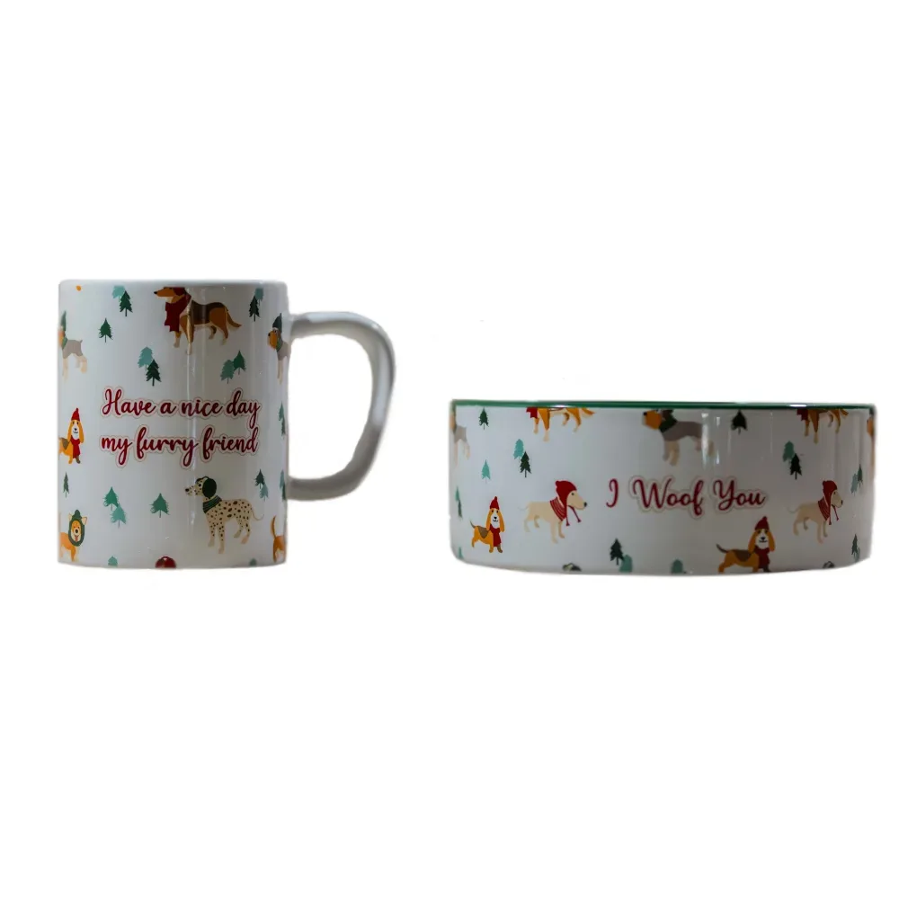 TIAKI Set aus Tasse & Napf 
