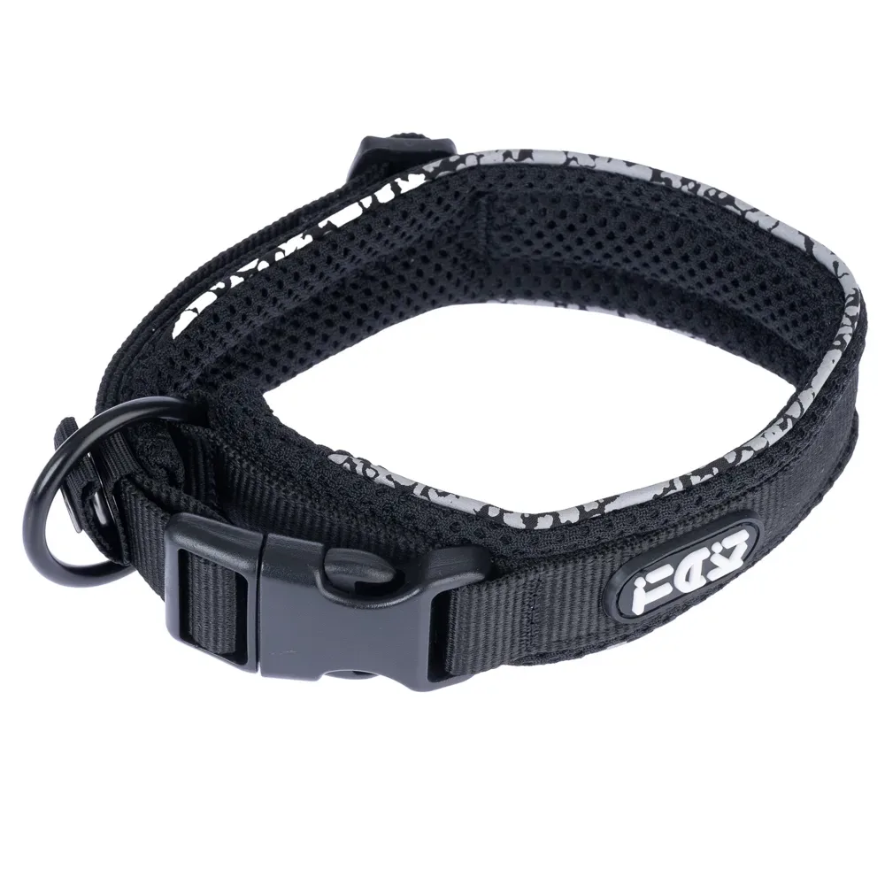 TIAKI Halsband Reflective - Grösse S: 25 - 35 cm Halsumfang, 15 mm breit