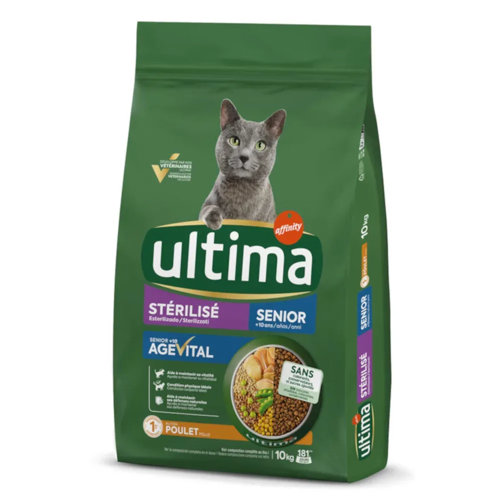 Ultima Sterilized Senior Huhn - 10 kg