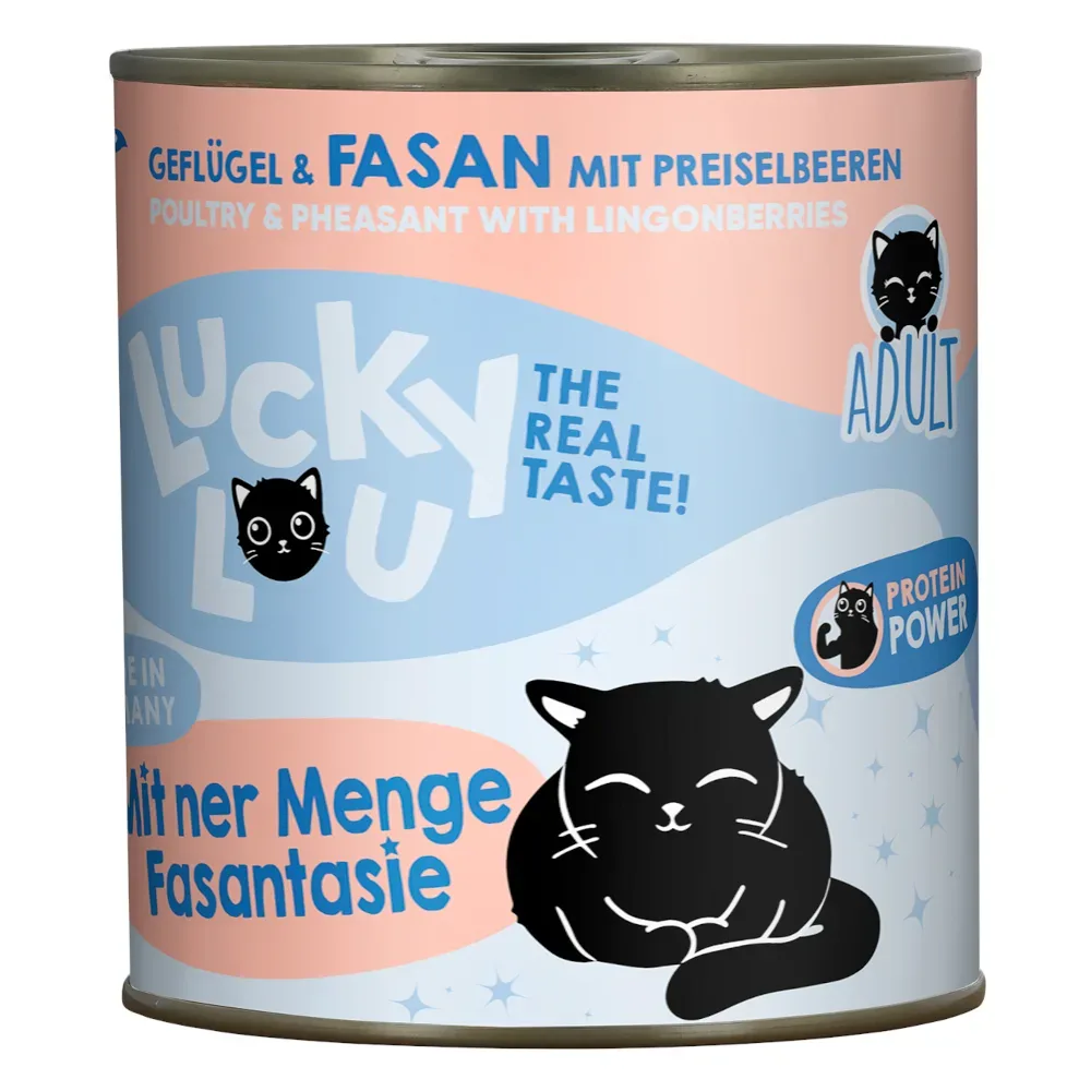 Lucky Lou Adult 6 x 800 g - Geflügel & Ente