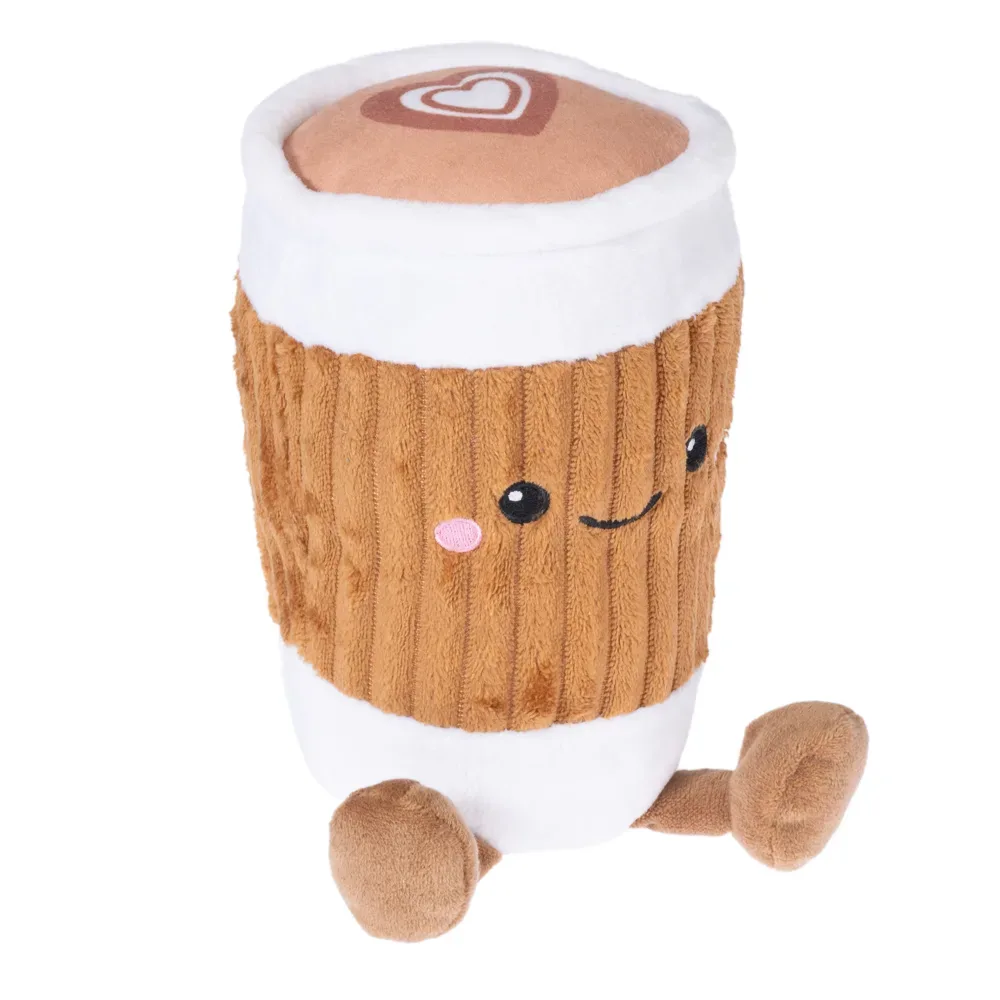 TIAKI Hundespielzeug Happy Frappuccino, braun - L 20 x B 12 x H 12 cm