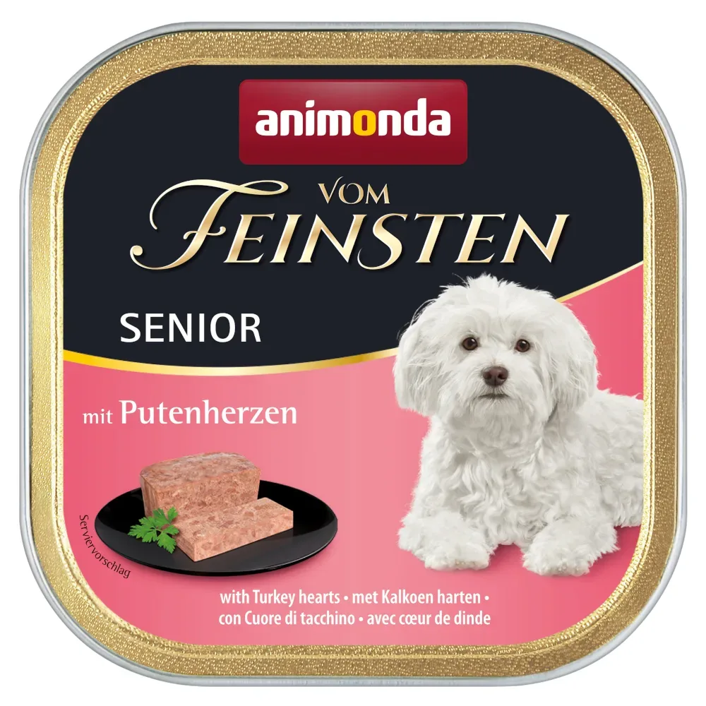 Sparpaket animonda vom Feinsten Senior 44 x 150 g - mit Putenherzen