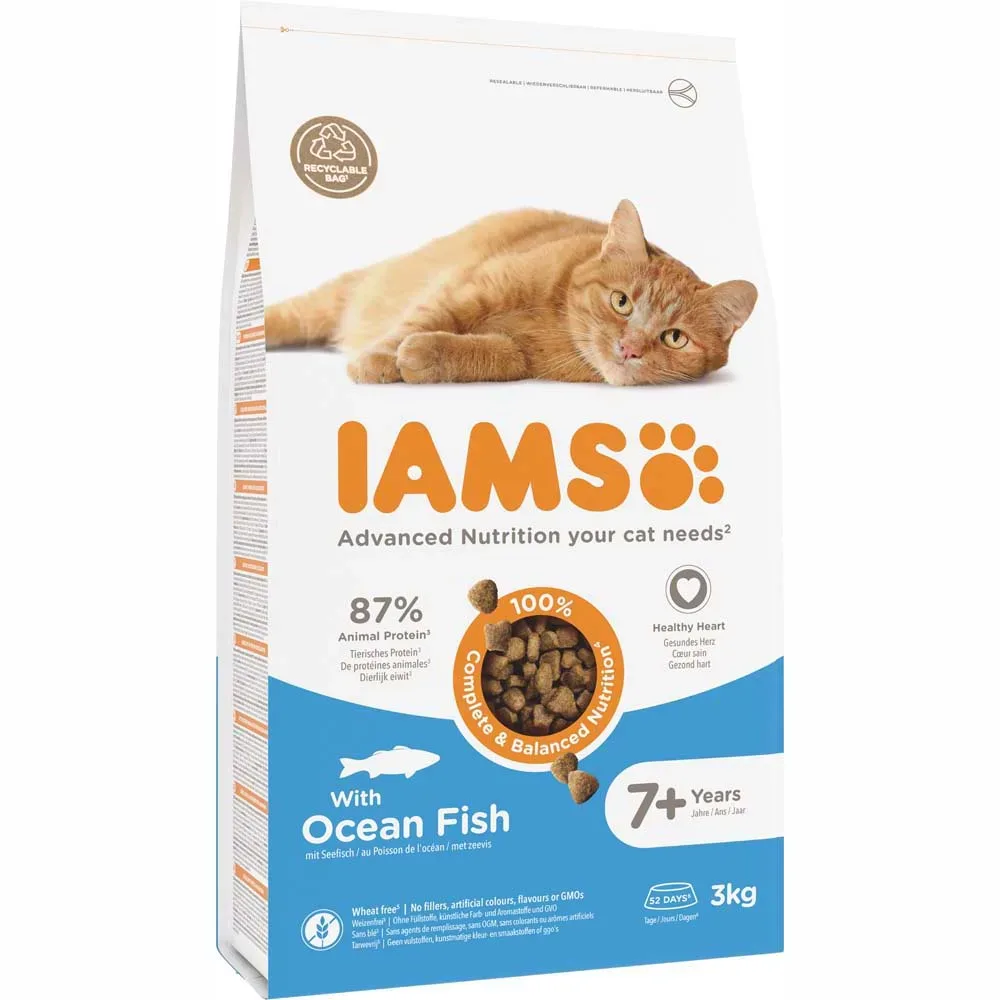 IAMS - Senior Ocean Fish, 3kg, 3kg