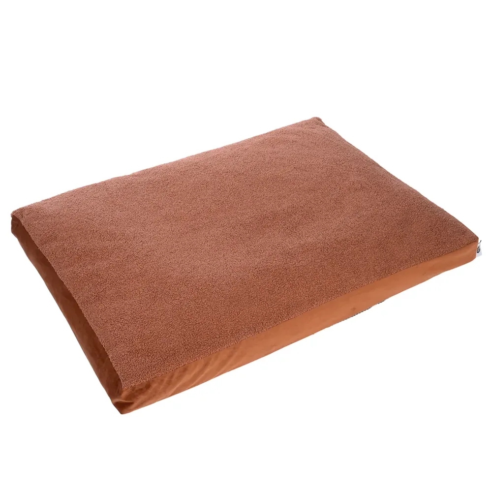 TIAKI Hundematratze Teddy, copper - Grösse L: L 100 x B 70 x H 10 cm