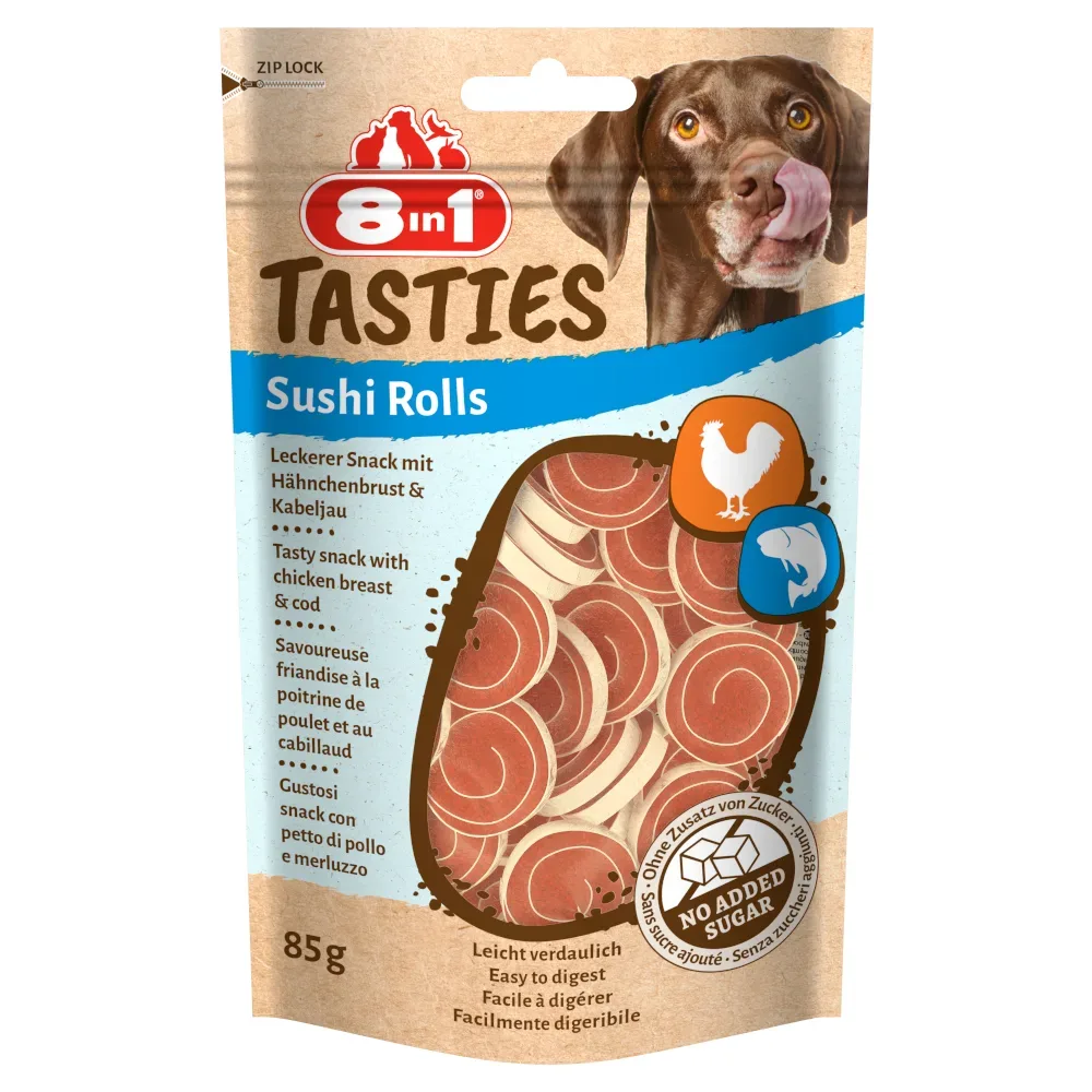 8in1 Tasties Sushi Rolls Huhn - 85 g