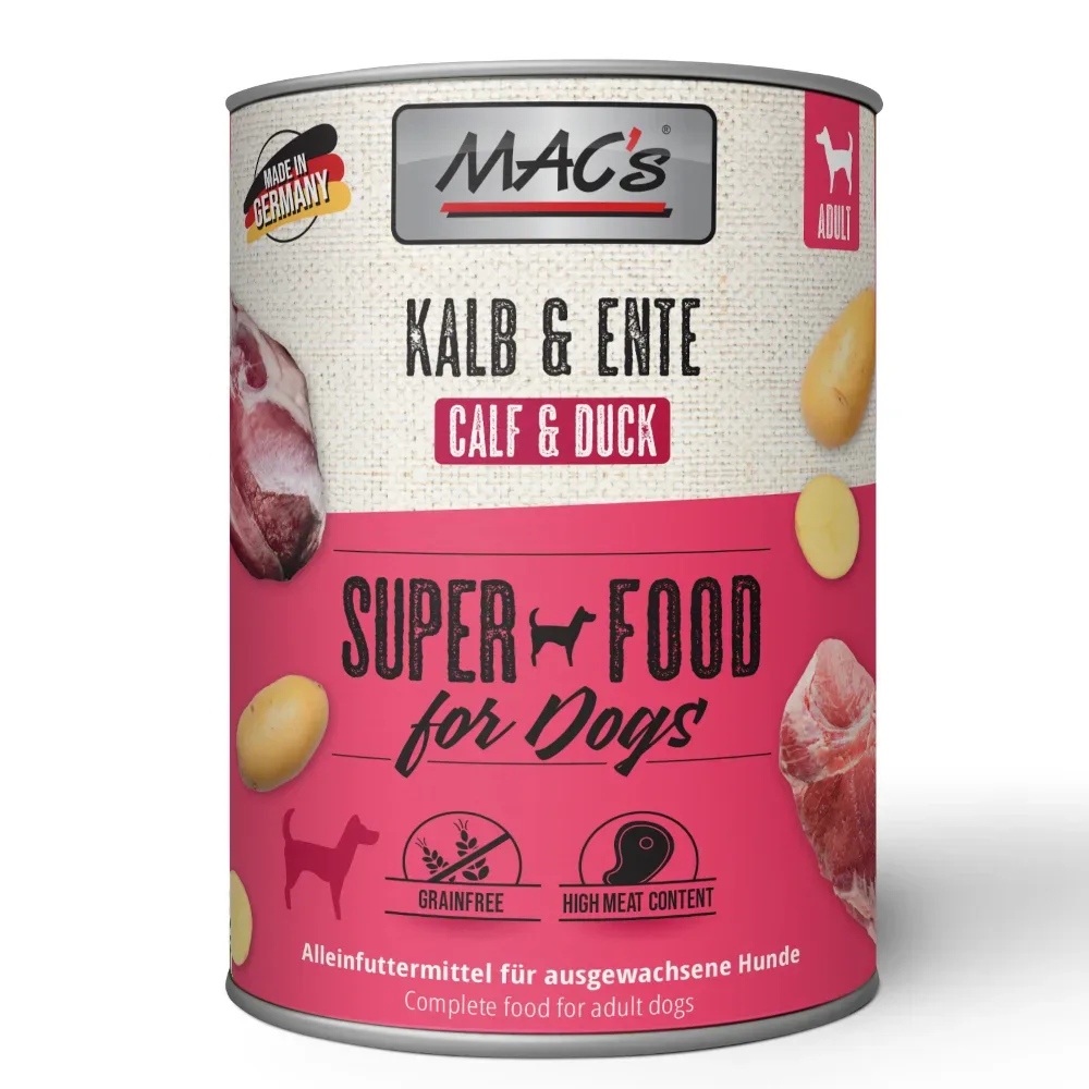 MAC's Adult 6 x 800 g - Kalb & Ente