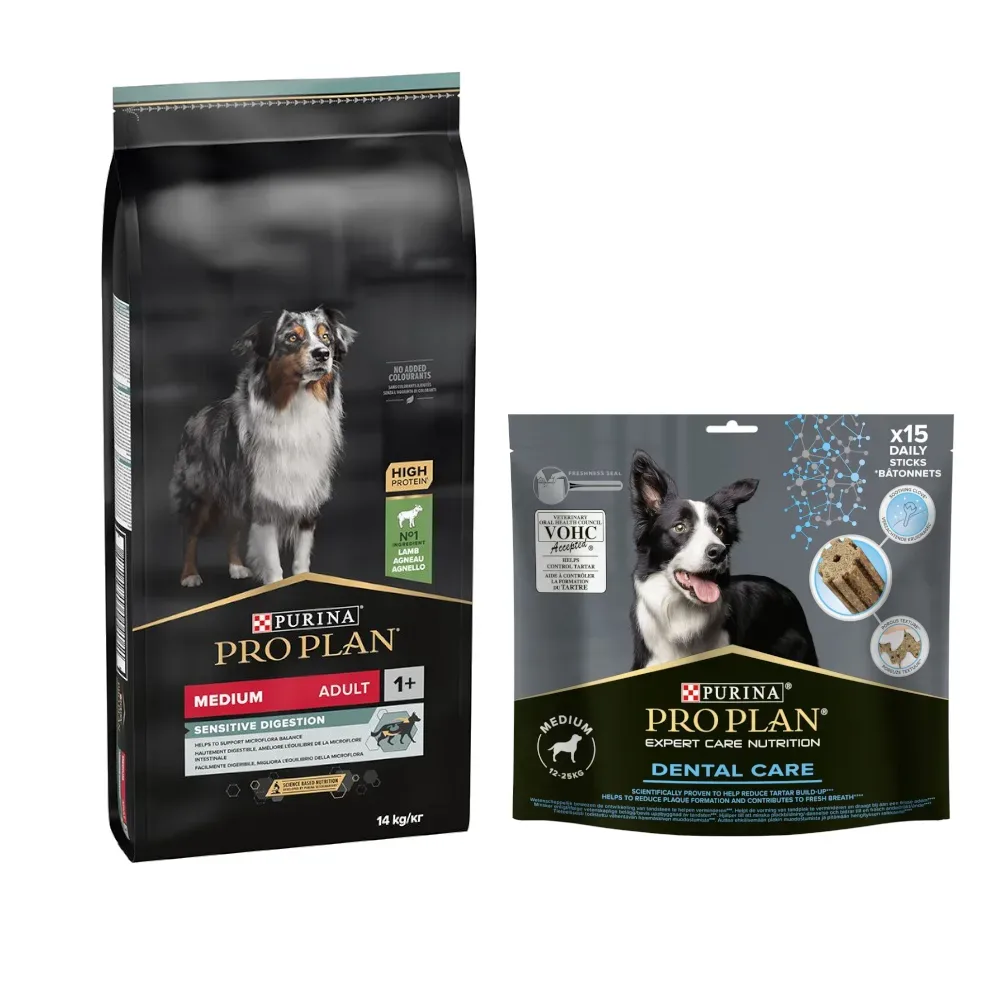 PRO PLAN Adult Medium Sensitive Digestion Lamm 14 kg