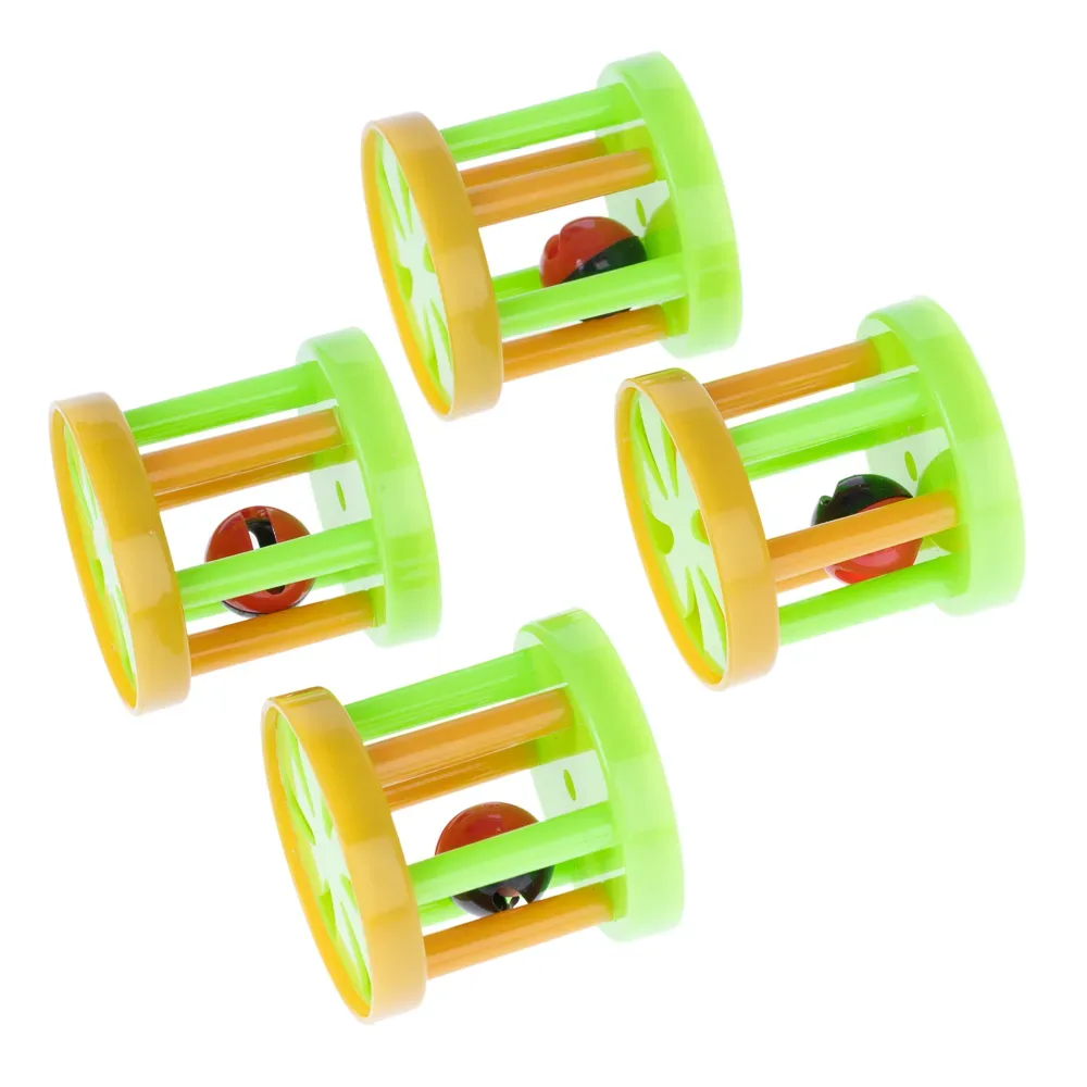 zooplus Basics Katzenspielzeugset Murmelkäfige - 4 Stück