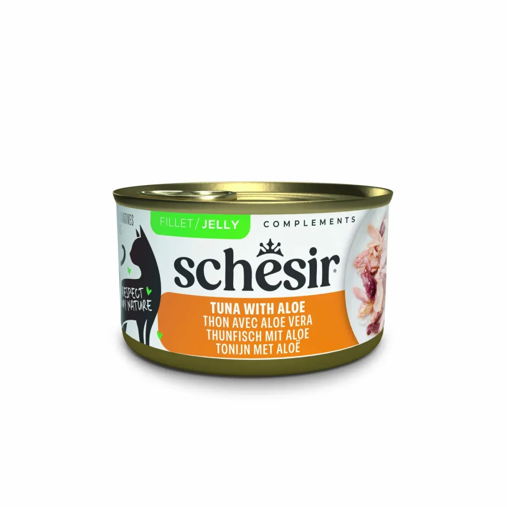 Sparpaket Schesir Complements in Gelee 24 x 70 g - Thunfisch mit Aloe