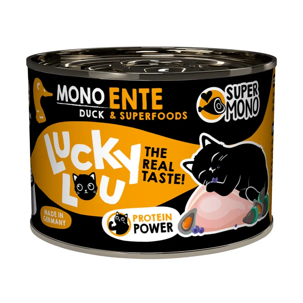 Sparpaket Lucky Lou SuperMono² 24 x 200 g - Ente