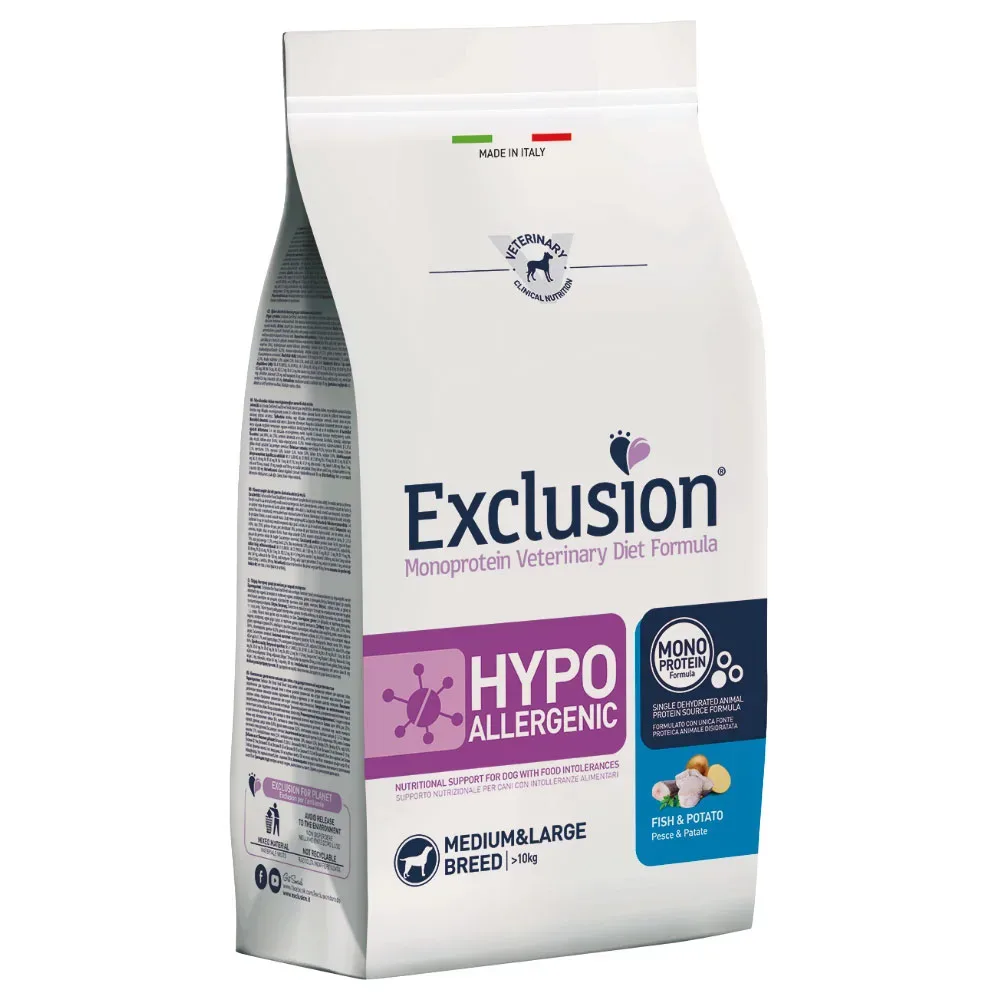 Sparpaket: 2 x 12 kg Exclusion Hundefutter - Fisch & Kartoffel