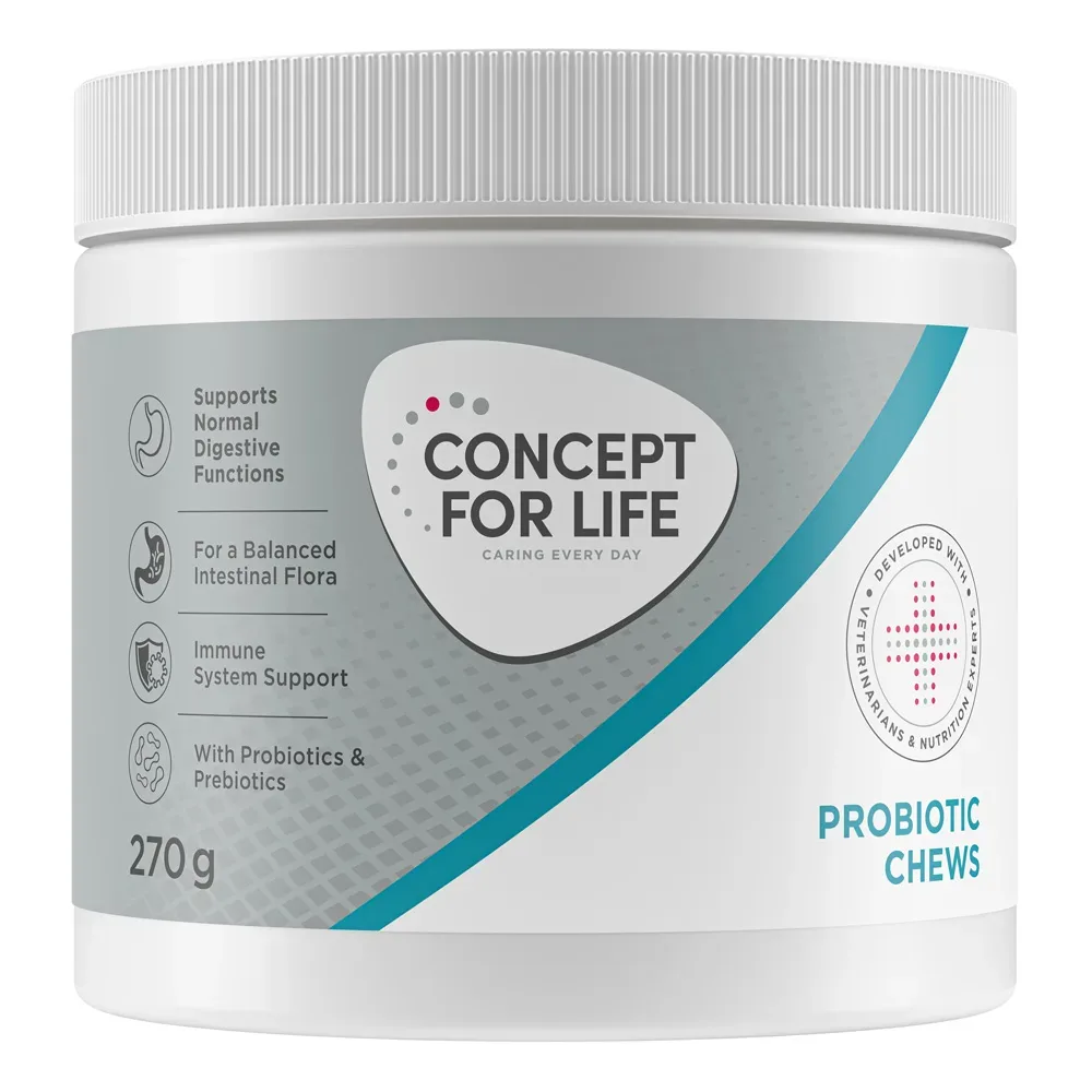 Probiotic Supplements Chews - Concept for Life - Sparpaket: 2 x 270 g