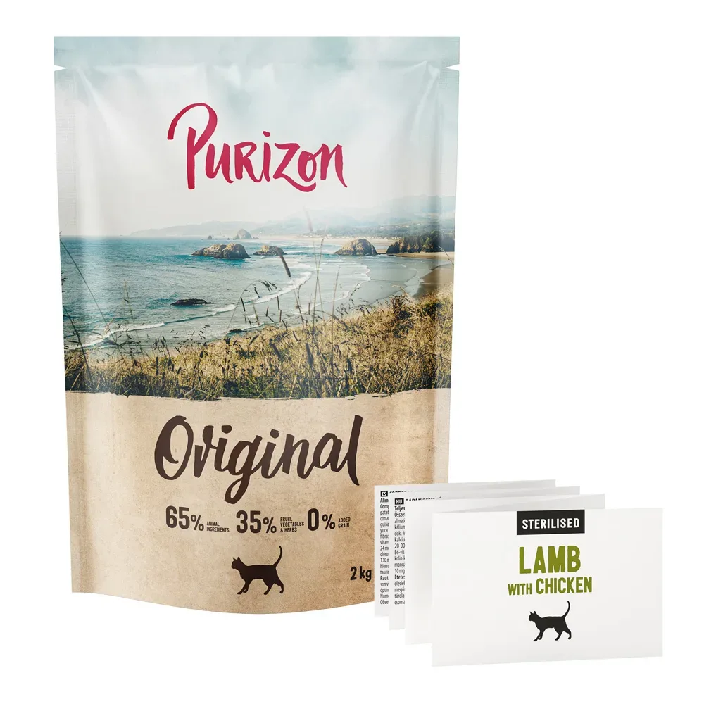 Purizon Sterilised Adult Lamm mit Huhn - getreidefrei - NEU: 2 kg