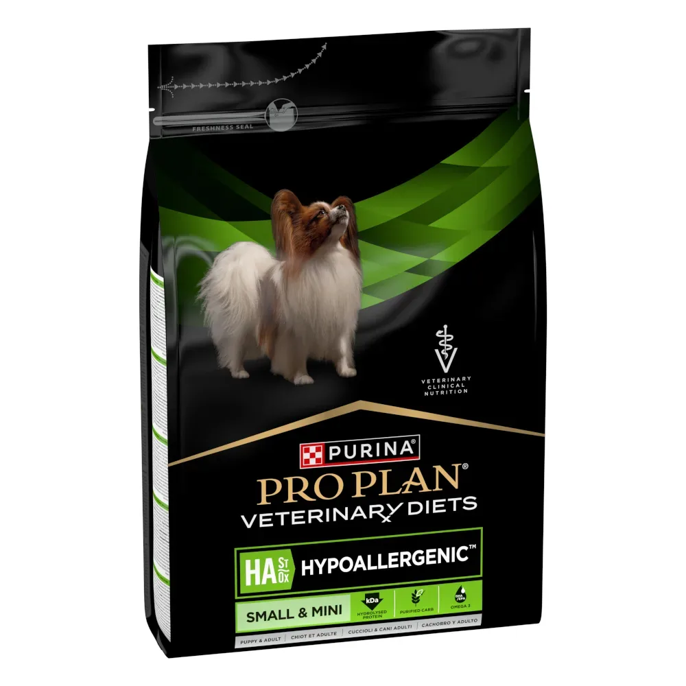PURINA PRO PLAN Veterinary Diets HA Hypoallergenic Small & Mini - Sparpaket: 2 x 3,8 kg