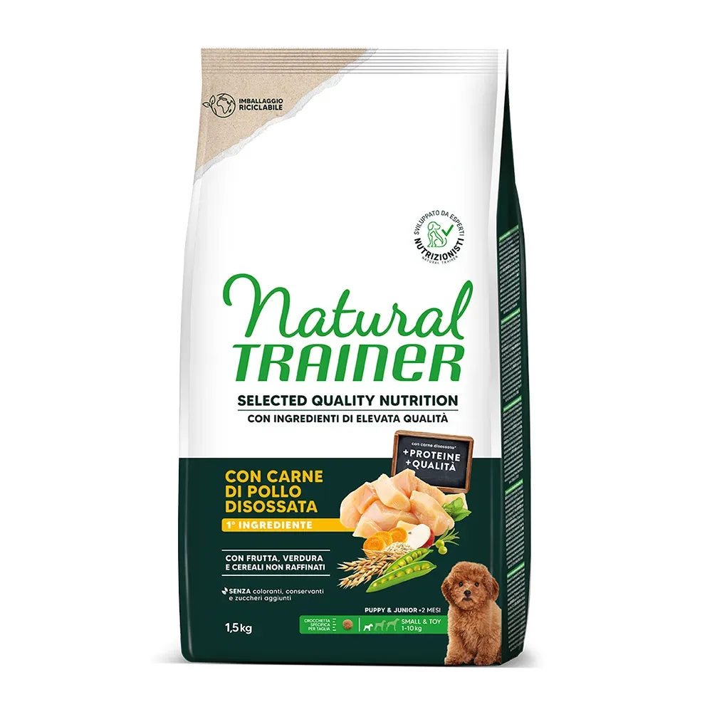 Natural Trainer Selected Quality Nutrition Puppy Small & Toy Huhn - 1,5 kg