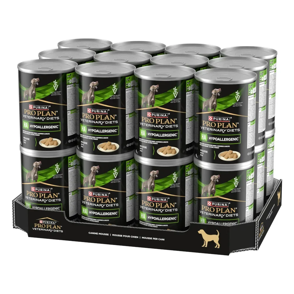 PURINA PRO PLAN Veterinary Diets Canine Mousse Hypoallergenic - Sparpaket: 24 x 400 g