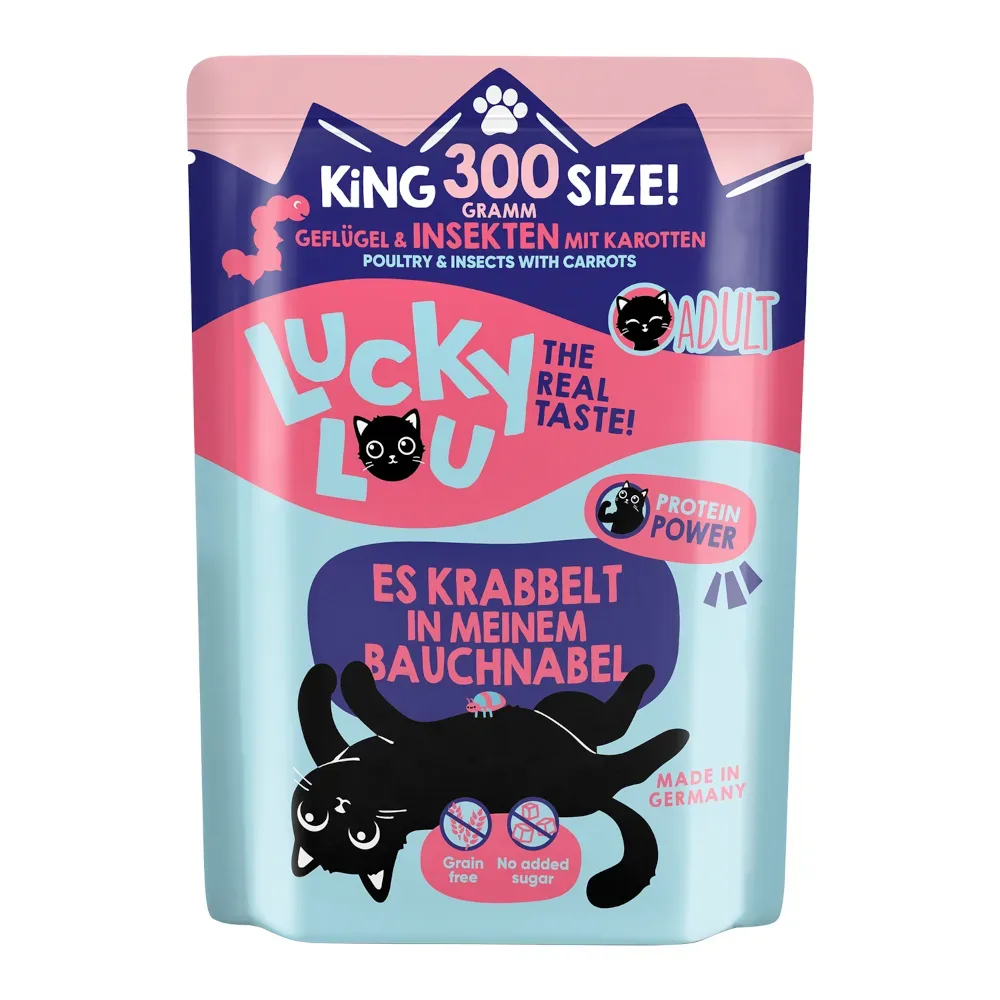 Sparpaket Lucky Lou Adult 2 x 300 g - Geflügel & Rind