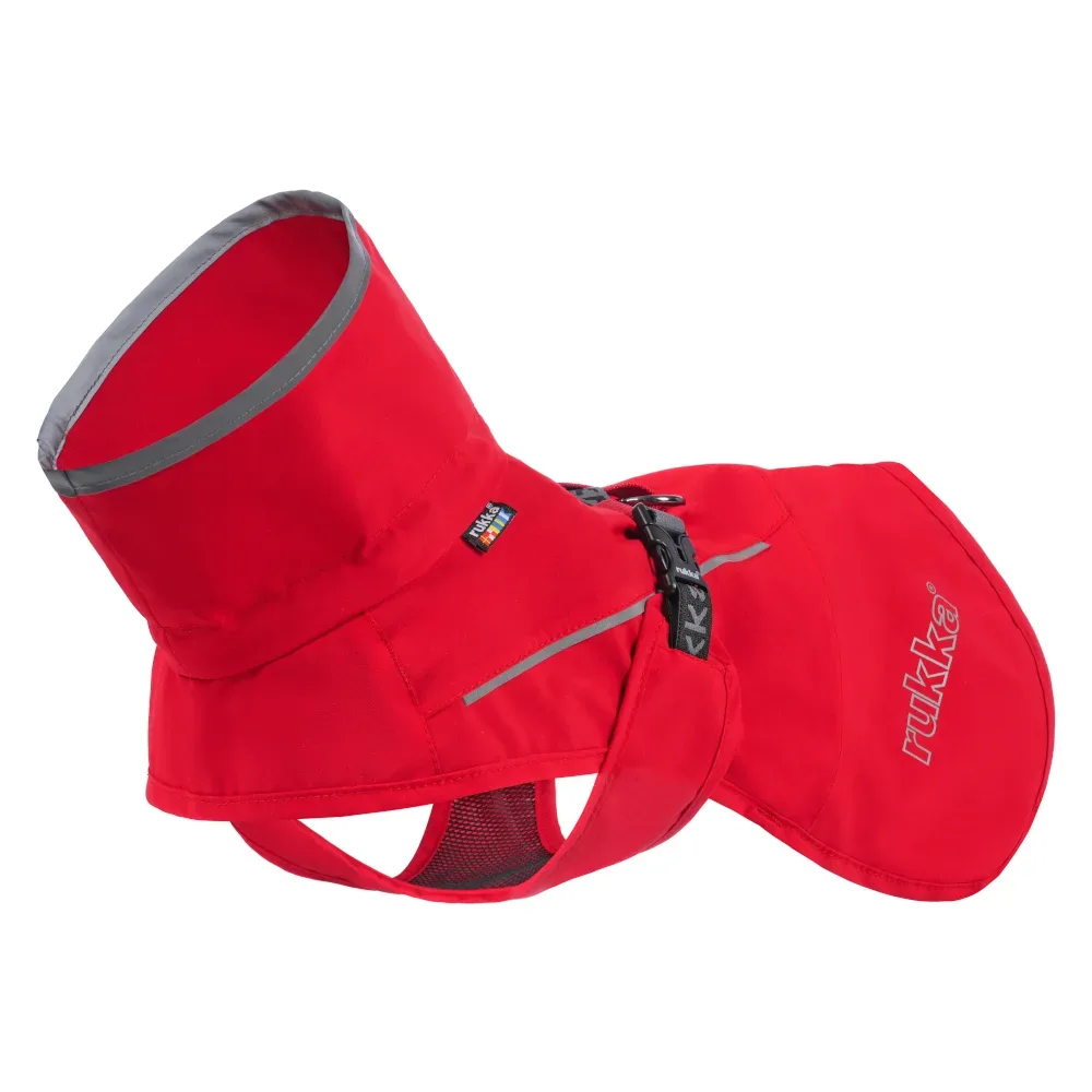 Rukka Thrill Mini Regenjacke, rot - ca. 20 cm Rückenlänge