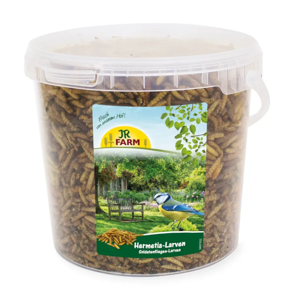 JR Farm Hermetia/Soldatenfliegen-Larven Eimer - 400 g
