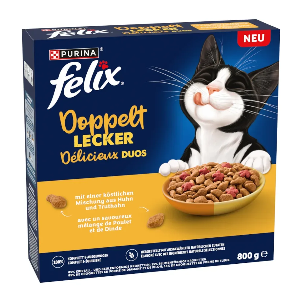 Felix Doppelt lecker Huhn & Truthahn - 800 g